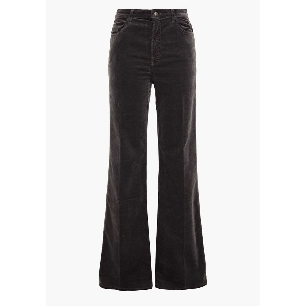 J BRAND Joan cotton blend velvet wide-leg pant